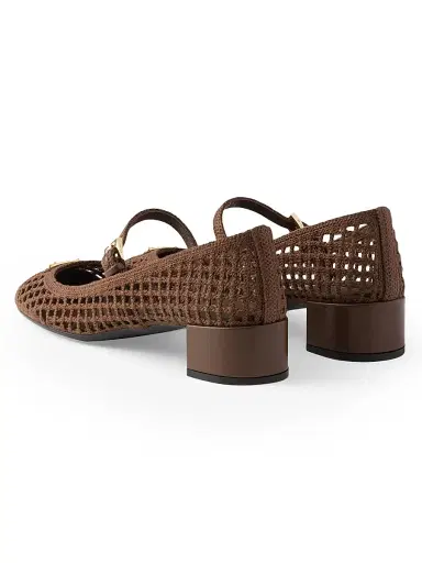Prada Women's Crochet Pumps - Brown | Thumbnail 2