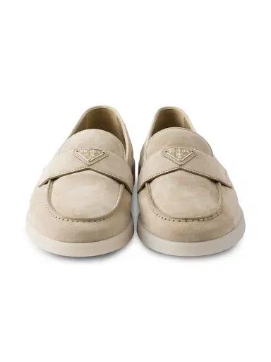 Prada Men's Suede Loafers - Beige Khaki - Size 10.5 | Thumbnail 5 Prada Men's Suede Loafers - Beige Khaki - Size 10.5 | Thumbnail 5