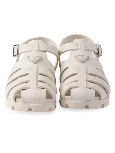 Prada Men's Rubber Fisherman Sandals - Beige Khaki - Size 8.5 | Thumbnail 4 Prada Men's Rubber Fisherman Sandals - Beige Khaki - Size 8.5 | Thumbnail 4