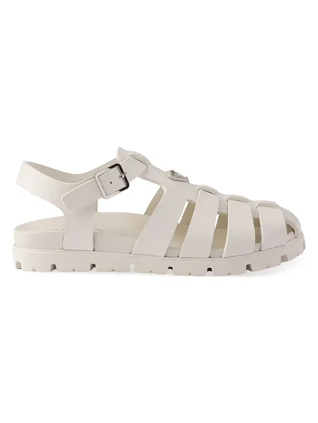 Prada Men's Rubber Fisherman Sandals - Beige Khaki