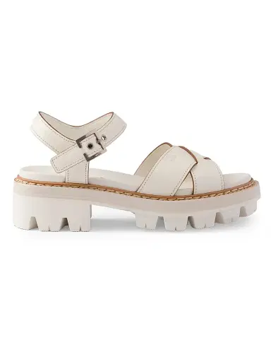 Prada Women's Leather Sandals | Thumbnail 1 Prada Women's Leather Sandals | Thumbnail 1