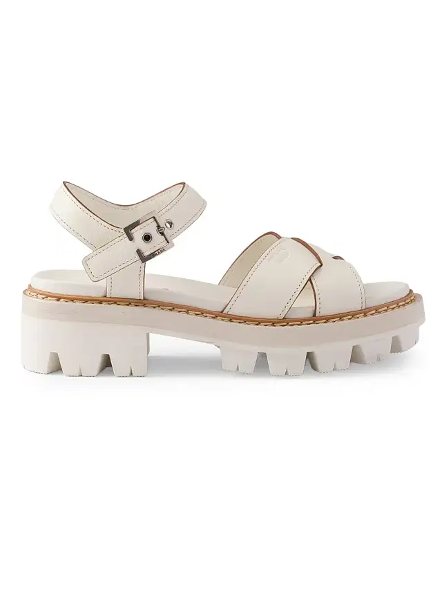 Prada Women's Leather Sandals - White