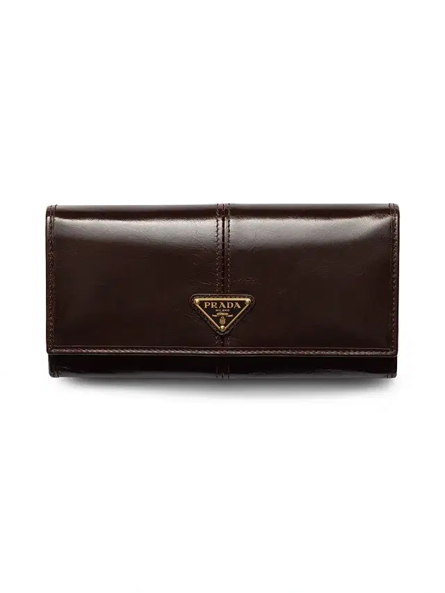 Prada Women's  Leather Wallet - Brown