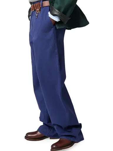 Miu Miu Women's Garment-Dyed Gabardine Jeans | Thumbnail 3 Miu Miu Women's Garment-Dyed Gabardine Jeans | Thumbnail 3