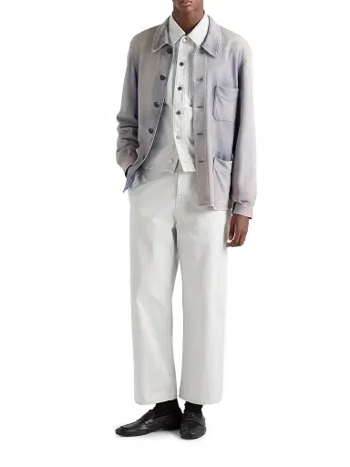 Prada Men's Denim Blouson Jacket - Grey - Size Large | Thumbnail 5 Prada Men's Denim Blouson Jacket - Grey - Size Large | Thumbnail 5