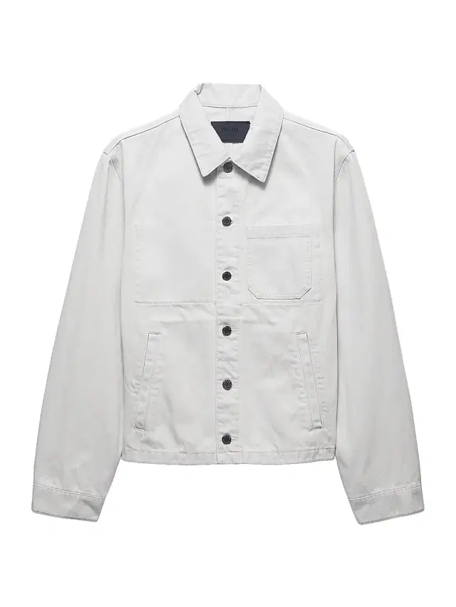 Prada Men's Denim Blouson Jacket - Grey