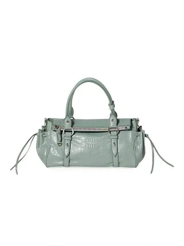 Miu Miu Women's Nappa Leather Top Handle Bag - Green