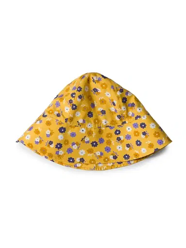 Miu Miu Women's Poplin Bucket Hat - Yellow - Size Medium | Thumbnail 1