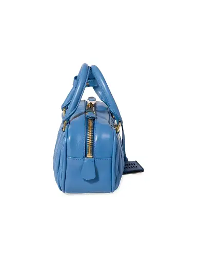 Miu Miu Women's Arcadie Matelassé Nappa Leather Top Handle Bag - Light Blue | Thumbnail 5 Miu Miu Women's Arcadie Matelassé Nappa Leather Top Handle Bag - Light Blue | Thumbnail 5