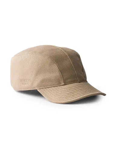 Prada Women's Drill Baseball Cap - Beige Khaki - Size Large | Thumbnail 1 Prada Women's Drill Baseball Cap - Beige Khaki - Size Large | Thumbnail 1