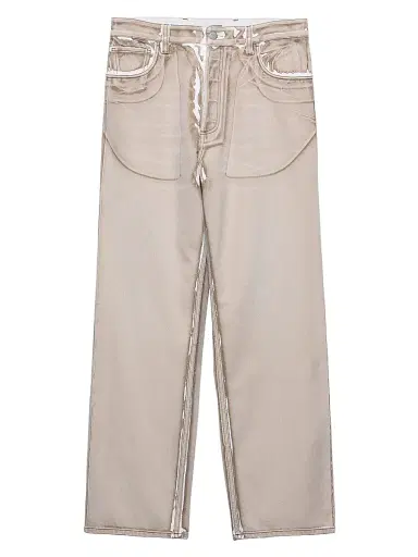 Prada Men's Bull Denim Five-Pocket Jeans - Brown - Size 34 | Thumbnail 1 Prada Men's Bull Denim Five-Pocket Jeans - Brown - Size 34 | Thumbnail 1