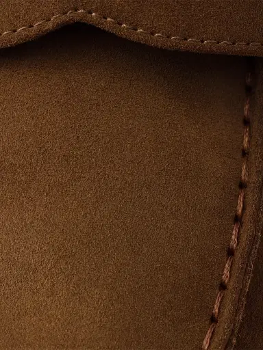 Prada Women's Suede and Shearling Slippers - Brown - Size 9.5 | Thumbnail 4 Prada Women's Suede and Shearling Slippers - Brown - Size 9.5 | Thumbnail 4