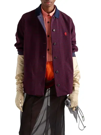 Prada Women's Pique Blouson Jacket - Dark Red - Size 2 | Thumbnail 2 Prada Women's Pique Blouson Jacket - Dark Red - Size 2 | Thumbnail 2