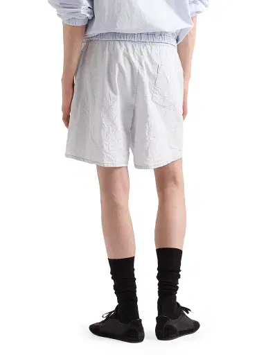 Prada Men's Chambray Bermudas - Blue - Size Medium | Thumbnail 3