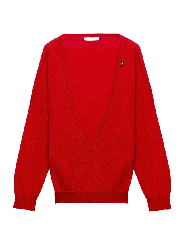Women's Cashmere V-Neck Sweater - Red