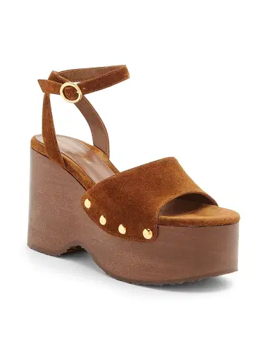 Gianvito Rossi Women's 95MM Suede Platform Sandals - Texas | Thumbnail 2