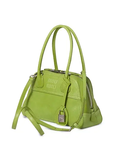 Miu Miu Women's Vivant Nappa Leather Top Handle Bag | Thumbnail 2