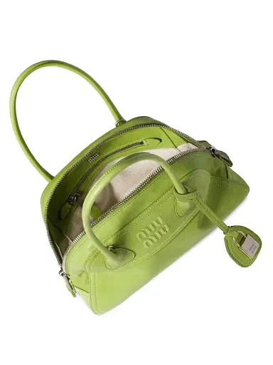Miu Miu Women's Vivant Nappa Leather Top Handle Bag | Thumbnail 4