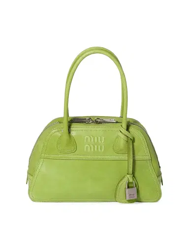Miu Miu Women's Vivant Nappa Leather Top Handle Bag | Thumbnail 1