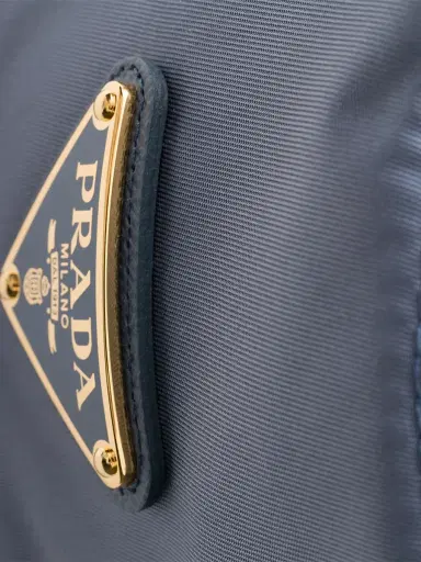 Prada Women's Re-Nylon Bucket Hat - Blue Gold - Size Medium | Thumbnail 3