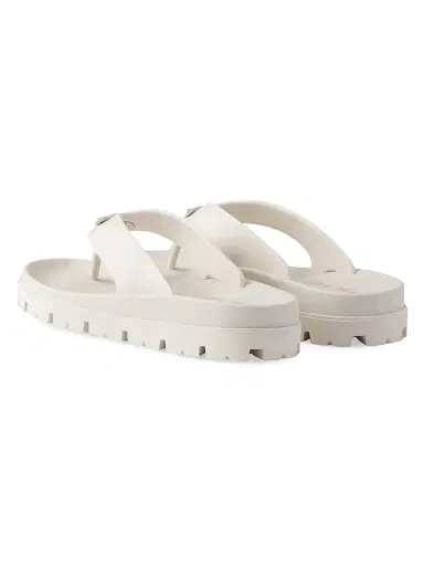 Prada Men's Rubber Thong Sandals - Beige Khaki - Size 11 | Thumbnail 4 Prada Men's Rubber Thong Sandals - Beige Khaki - Size 11 | Thumbnail 4