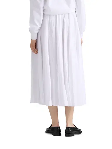 Prada Women's Reversible Cotton Jersey and Re-Nylon Circle Skirt - White - Size XS | Thumbnail 3