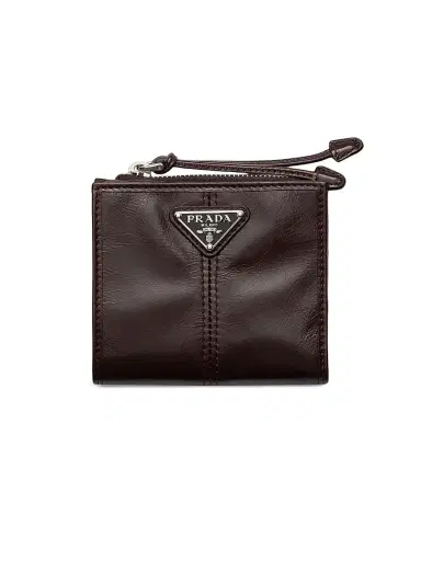 Prada Men's Small Leather Wallet | Thumbnail 1