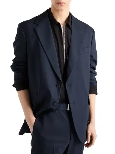 Prada Men's Cotton Shirt - Black - Size XXXL | Thumbnail 2 Prada Men's Cotton Shirt - Black - Size XXXL | Thumbnail 2