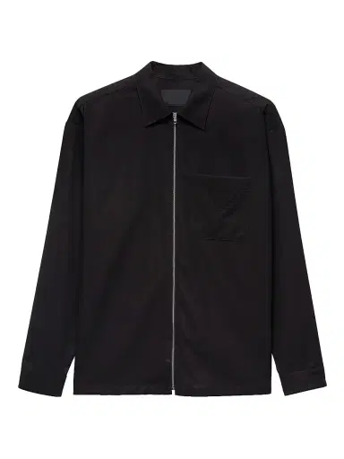 Prada Men's Cotton Shirt - Black - Size XXXL | Thumbnail 1 Prada Men's Cotton Shirt - Black - Size XXXL | Thumbnail 1