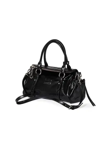 Miu Miu Women's Glossy Leather Top Handle Bag | Thumbnail 2 Miu Miu Women's Glossy Leather Top Handle Bag | Thumbnail 2