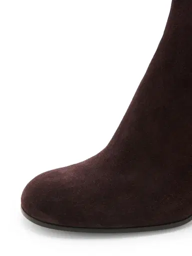 Gianvito Rossi Women's Joelle 70MM Suede Ankle Boots - Bourgogne - Size 11 | Thumbnail 5