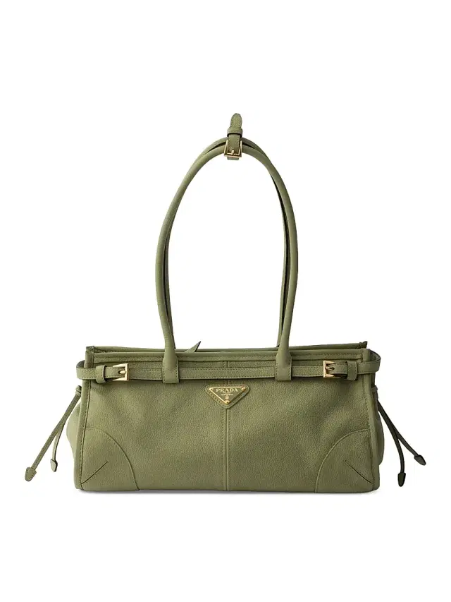 Prada Women's Bonnie  Nubuck Leather Handbag - Green