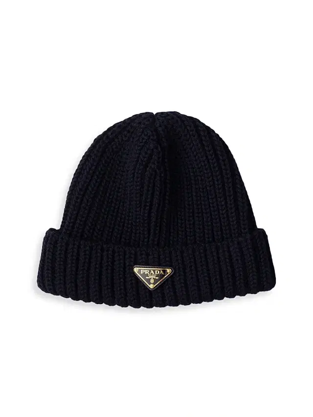 Prada Women's Wool Beanie - Blue
