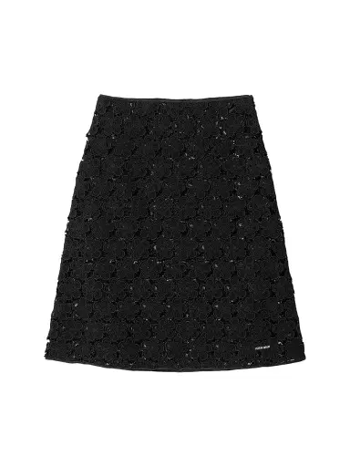 Miu Miu Women's Macramé Skirt | Thumbnail 1