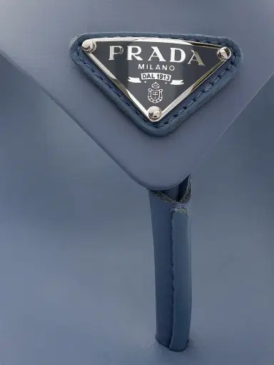 Prada Men's Rubber Thong Sandals - Blue | Thumbnail 5