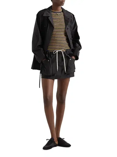 Prada Women's Kid Mohair Miniskirt - Dark Grey - Size 4 | Thumbnail 5 Prada Women's Kid Mohair Miniskirt - Dark Grey - Size 4 | Thumbnail 5