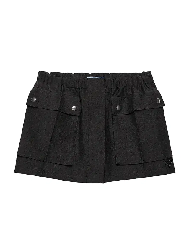 Women's Kid Mohair Miniskirt - Dark Grey