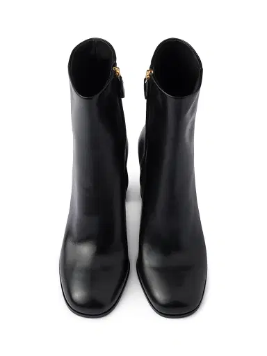 Prada Women's Leather Booties - Black | Thumbnail 2 Prada Women's Leather Booties - Black | Thumbnail 2
