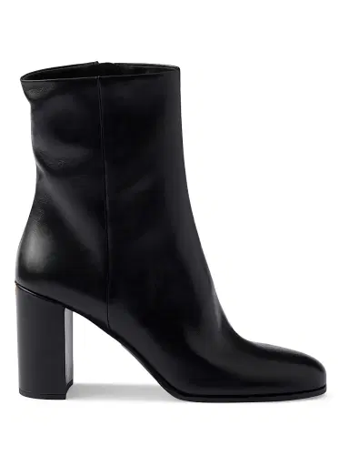 Prada Women's Leather Booties - Black | Thumbnail 1 Prada Women's Leather Booties - Black | Thumbnail 1