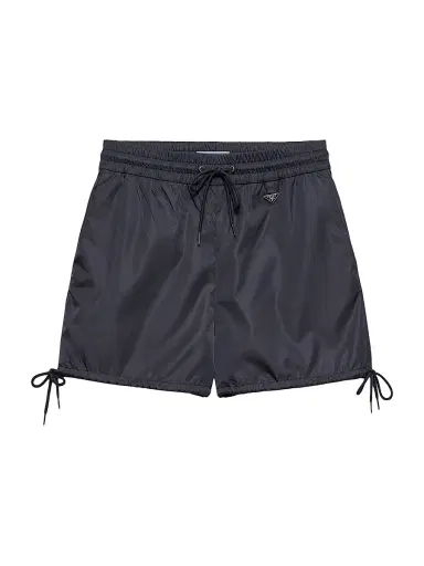 Prada Women's Re-Nylon Shorts - Blue | Thumbnail 1 Prada Women's Re-Nylon Shorts - Blue | Thumbnail 1