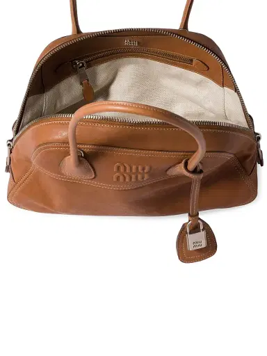 Miu Miu Women's Vivant Leather Top Handle Bag | Thumbnail 5