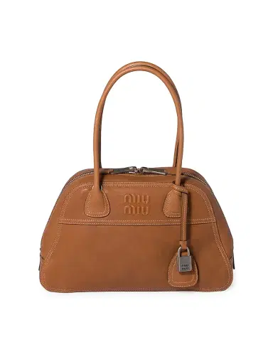 Miu Miu Women's Vivant Leather Top Handle Bag | Thumbnail 1