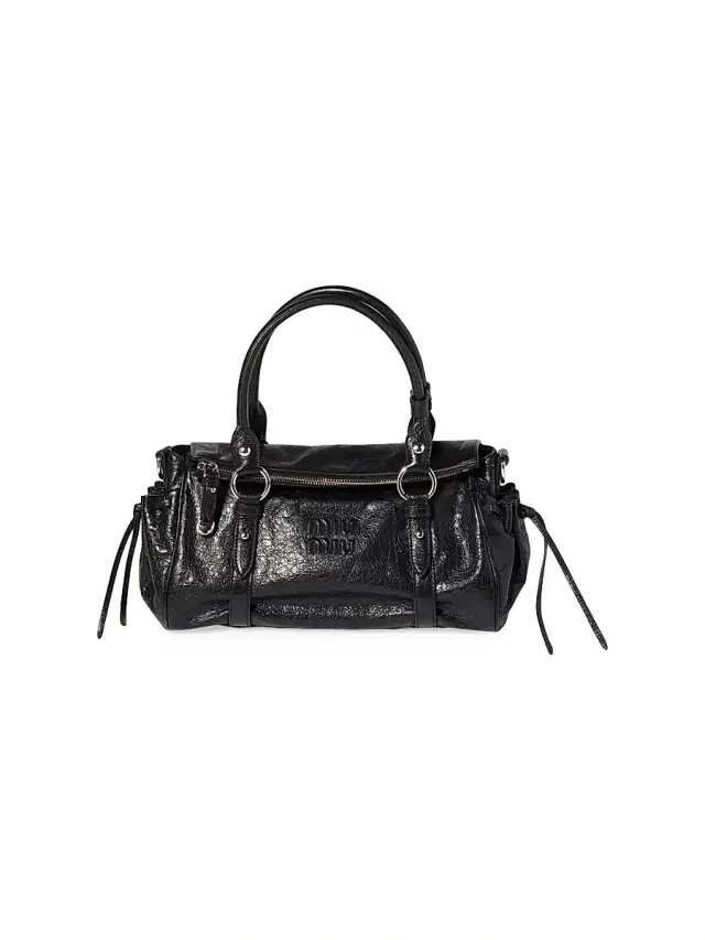 Miu Miu Women's Nappa Leather Top Handle Bag - Black