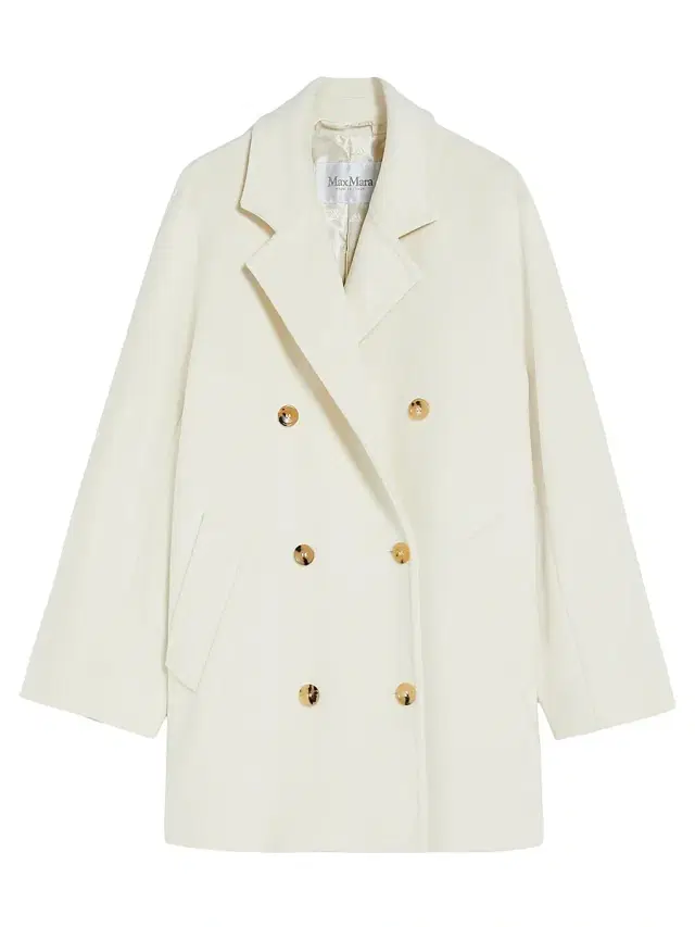 Max Mara Women's Short 101801 Icon Coat - White