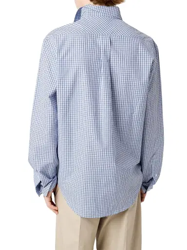 Miu Miu Women's Checked Shirt - Blue - Size 4 | Thumbnail 3 Miu Miu Women's Checked Shirt - Blue - Size 4 | Thumbnail 3