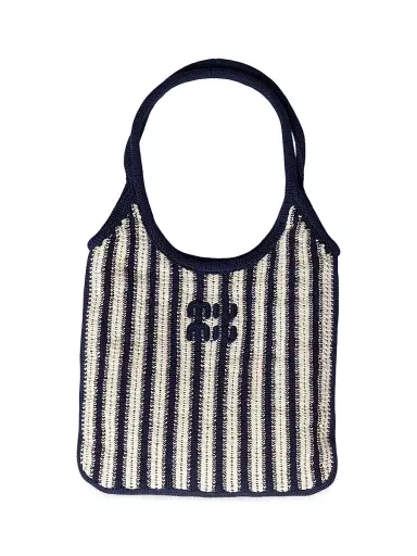 Miu Miu Women's Ivy Crochet Tote Bag | Thumbnail 1