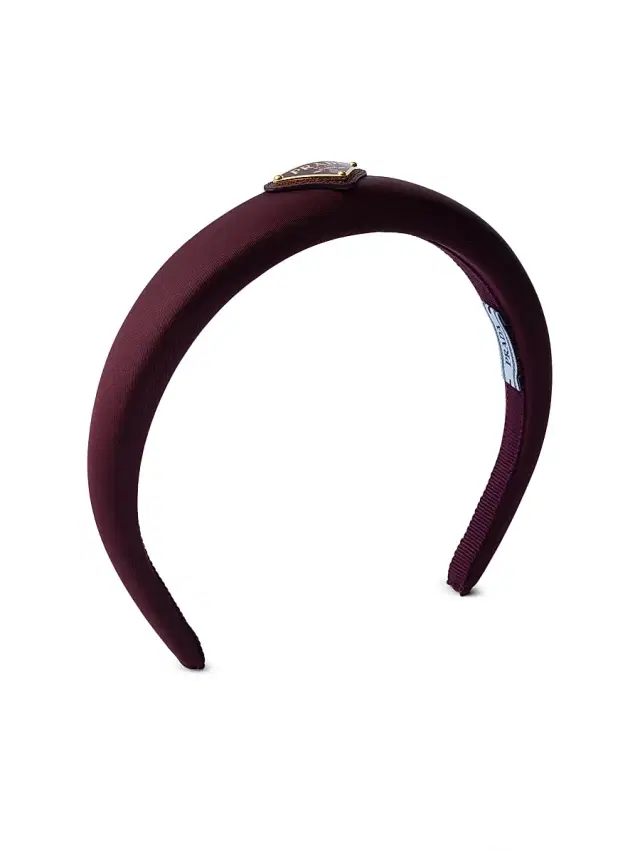 Prada Women's Re-Nylon Headband - Dark Red