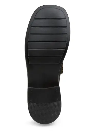 Maria Luca Women's Noemi Leather Chain Loafers - Black - Size 11 | Thumbnail 5