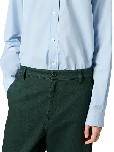 Miu Miu Women's Poplin Shirt - Blue - Size 4 | Thumbnail 4 Miu Miu Women's Poplin Shirt - Blue - Size 4 | Thumbnail 4