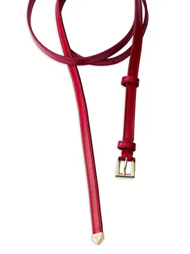 Prada Women's Leather Belt - Red | Thumbnail 2